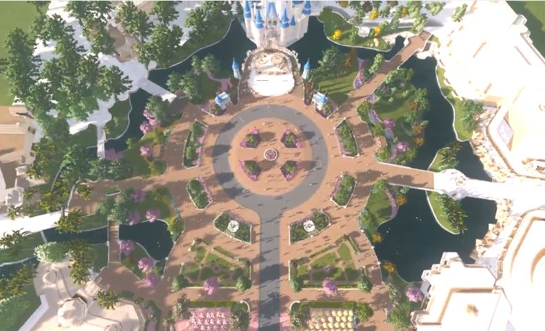 Disney Parks Blog Screen Shot - Magic Kingdom Hub Expansion Concept Art