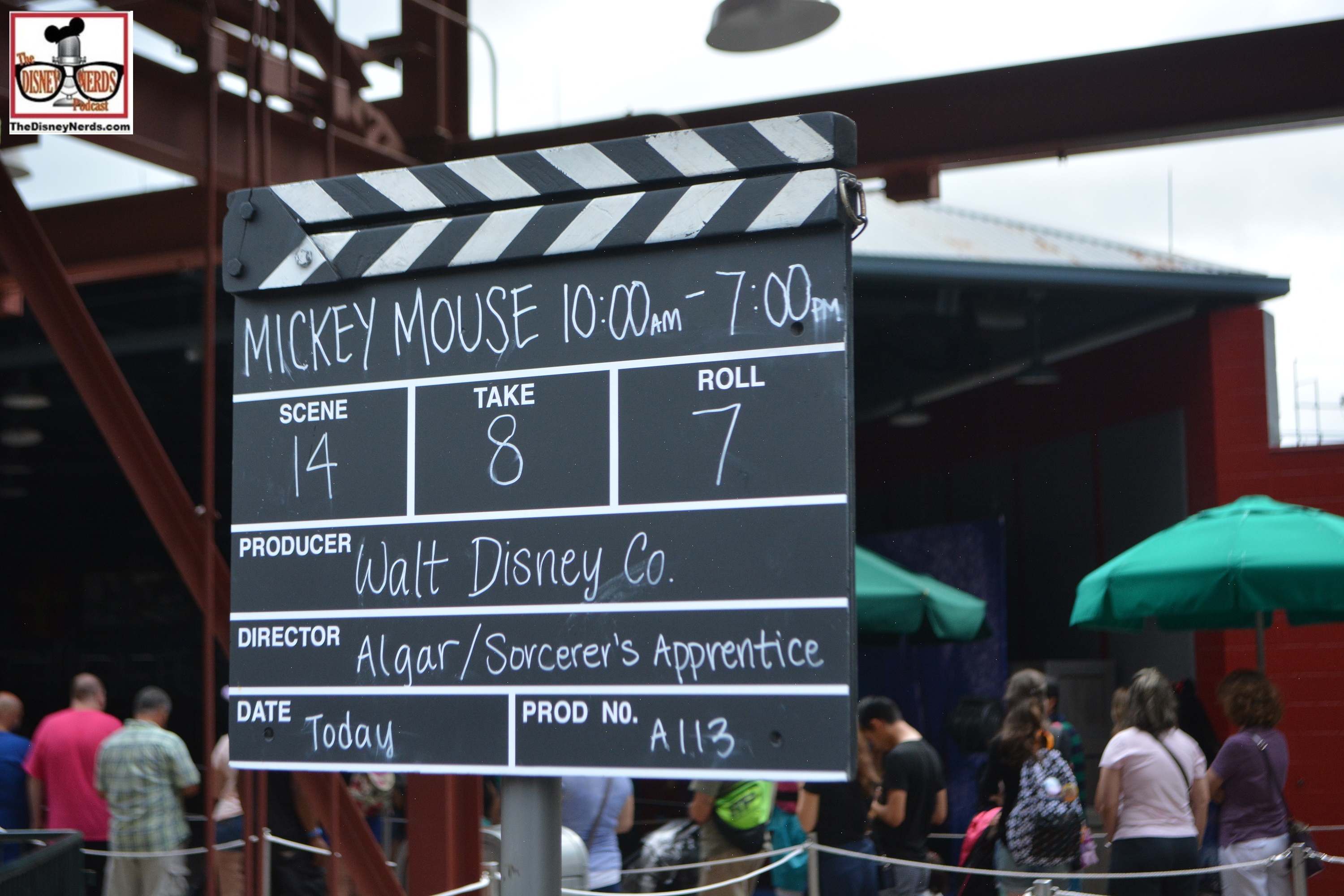 Sorcerer Mickey can be found in the former queue for Backlot Tour...