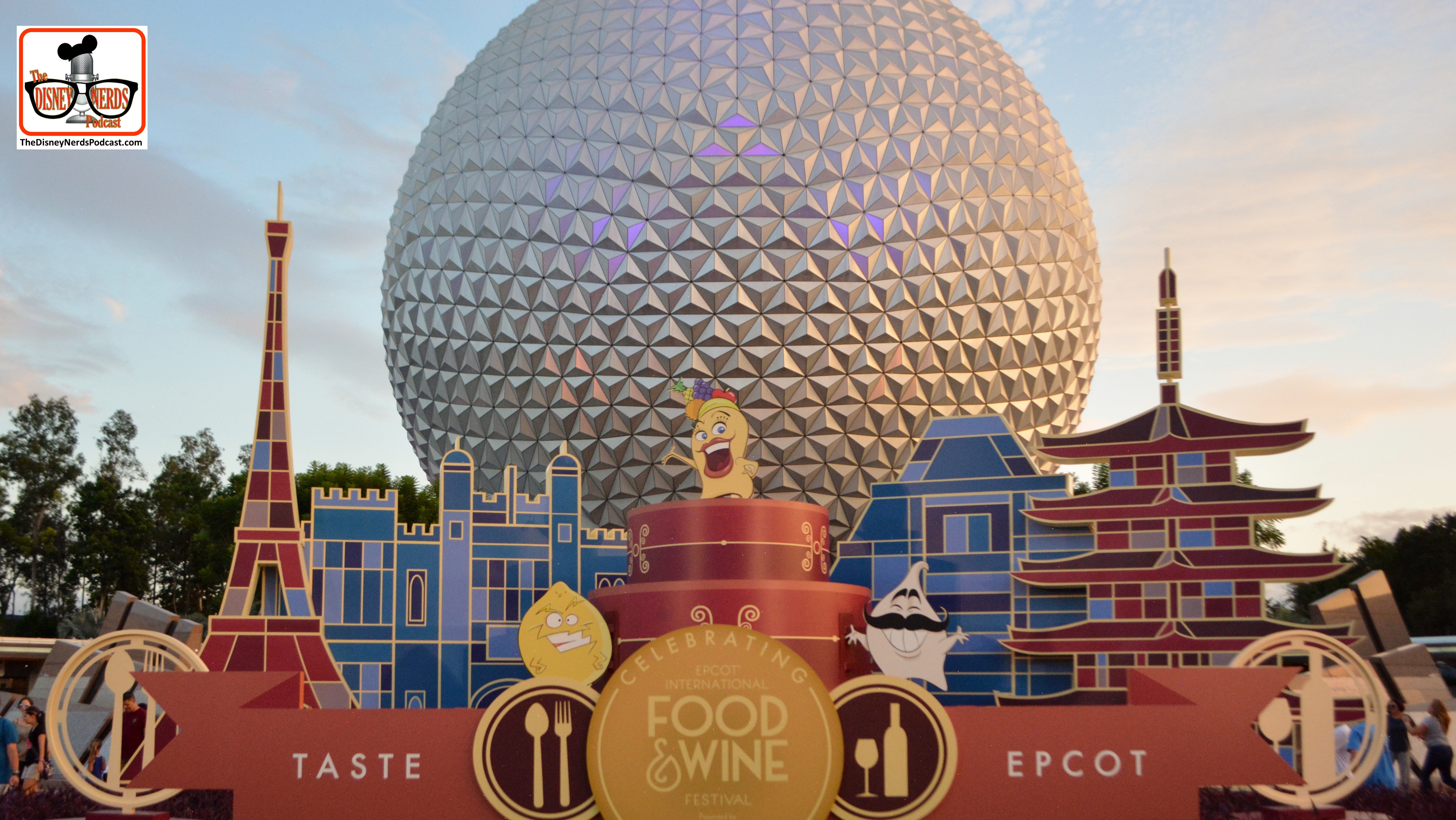 The 20th Anniversary of the Epcot International Food and Wine Festival.. "Taste Epcot" The new "Taste Buds" show up in a few places this year...