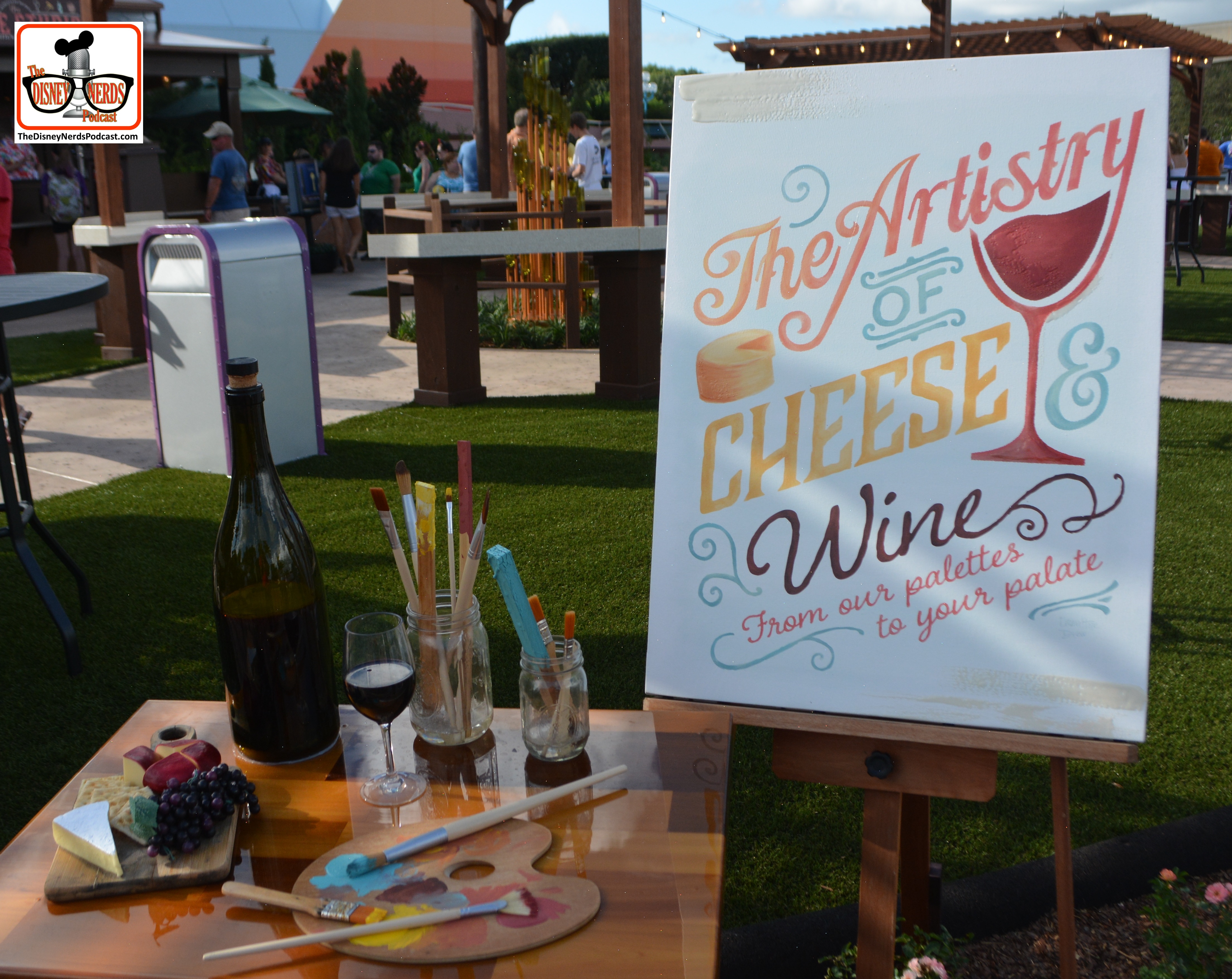 New for 2015 - The Artistry of Cheese and Wine - located on the walk way from Imagination to Canada