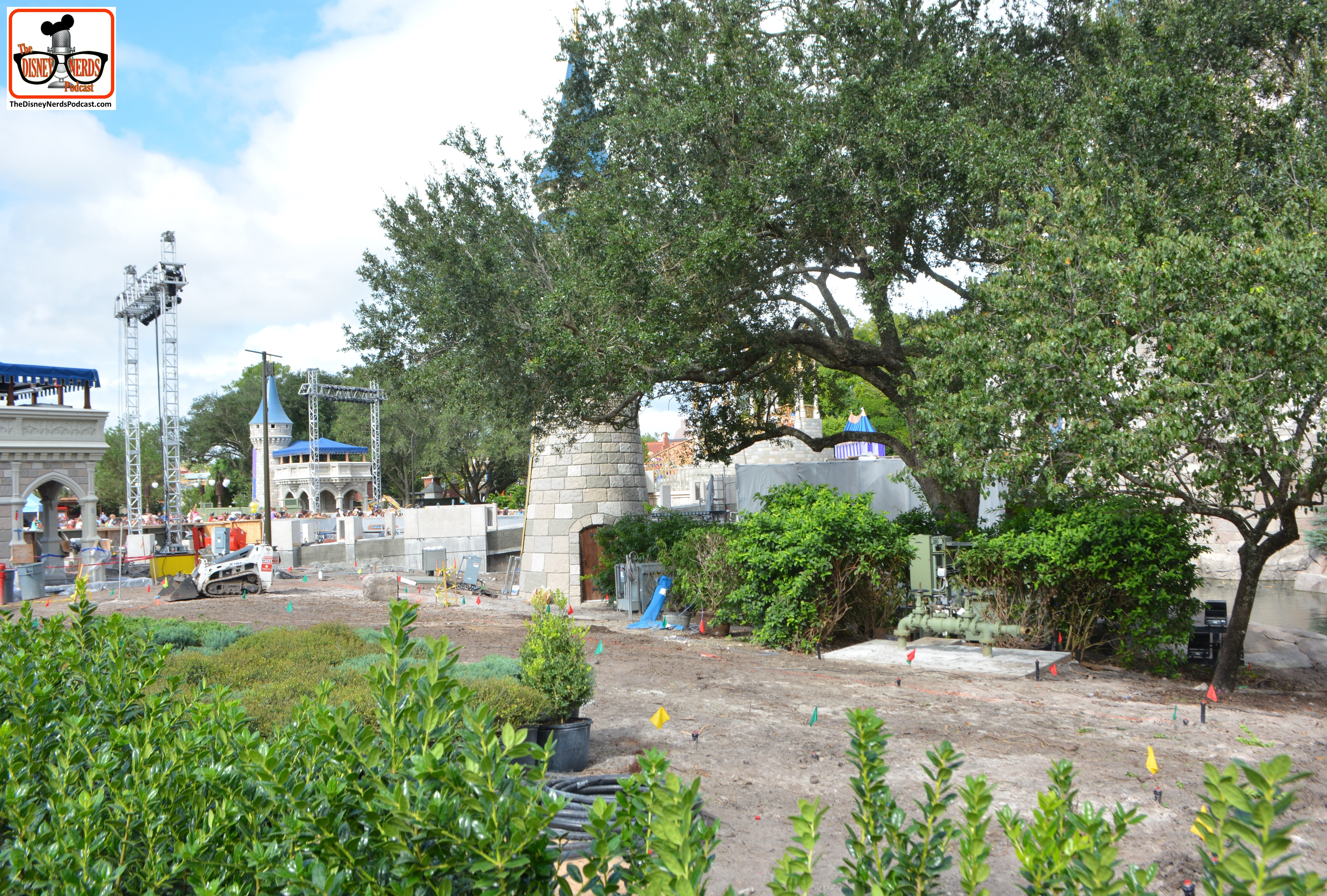 Hub Construction Continues - this is a few from the path to tomorrowland