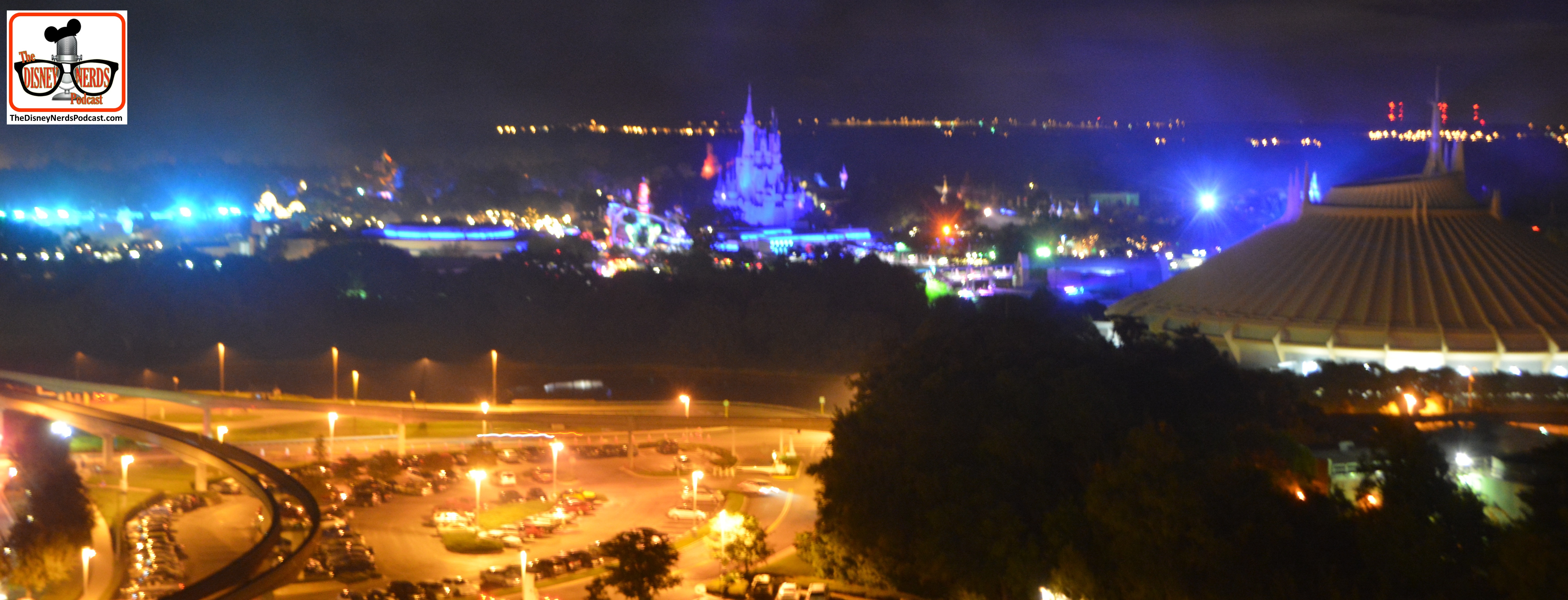 A few of the Magic Kingdom from Bay Lake Tower.