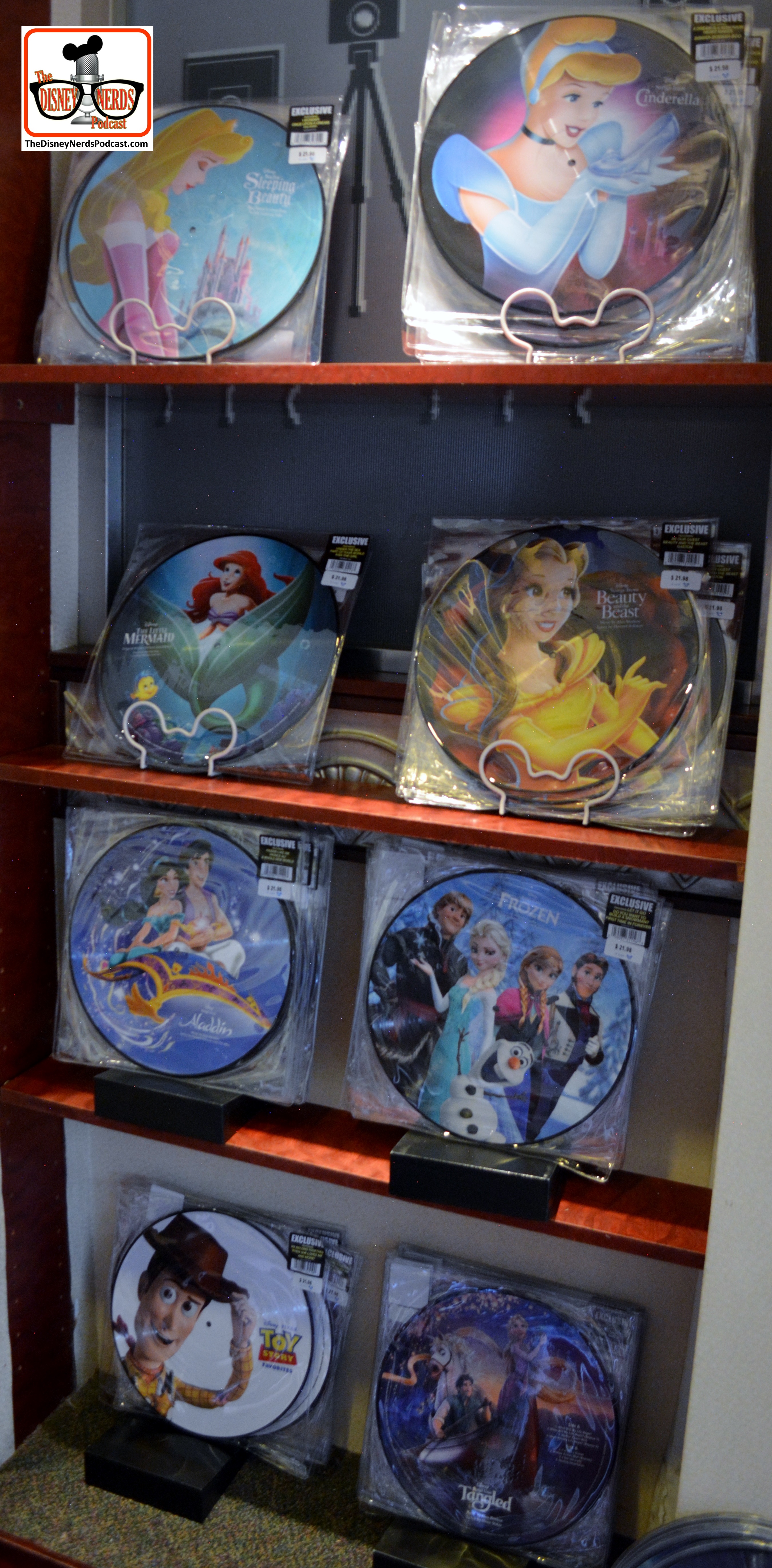 Vinyl Albums are back... found through the parks, this display was at Hollywood Studios - yes they are actual movie soundtracks that can be played on a record player
