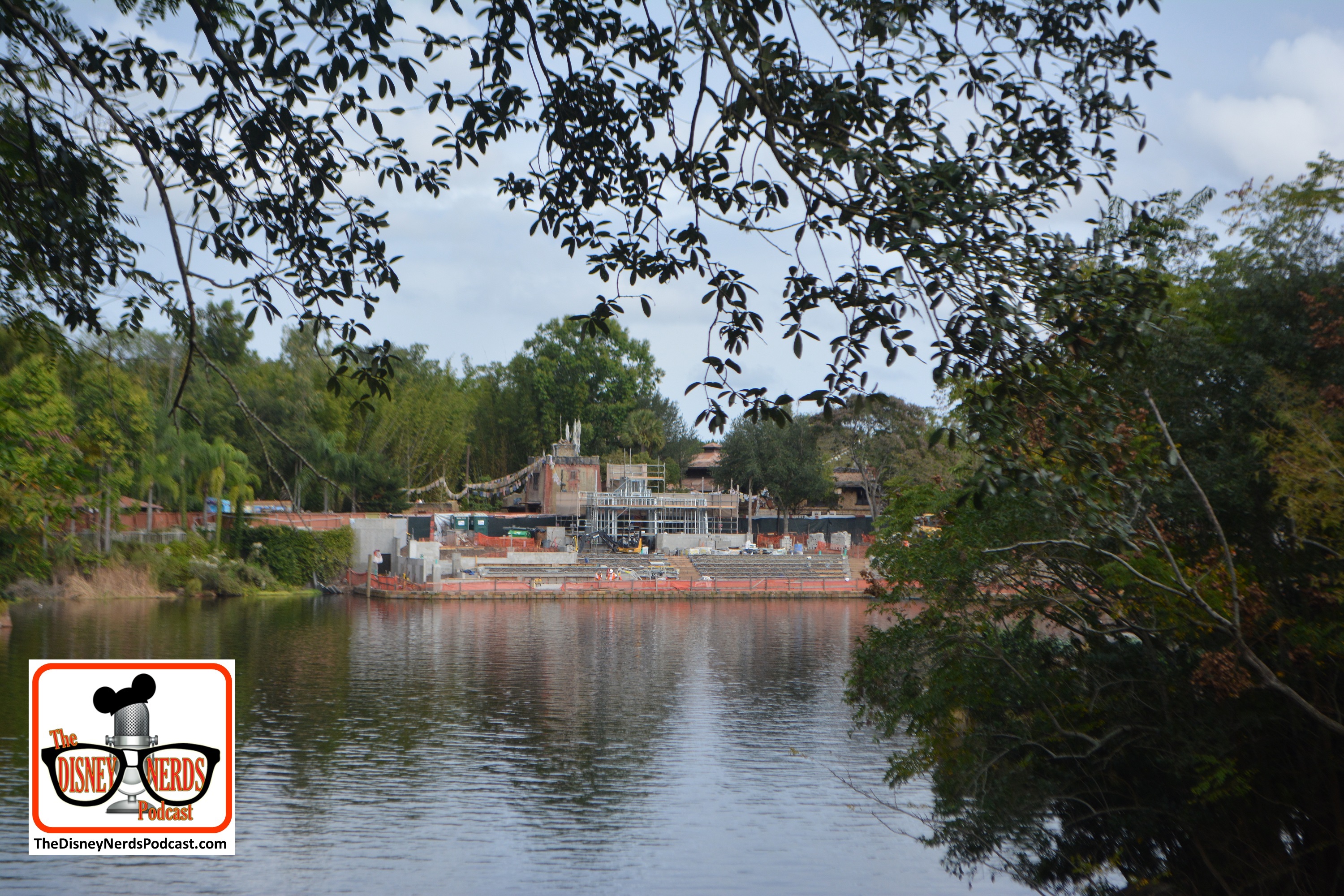 2015-12 - Animal Kingdom - Rivers of Light Construction Continues
