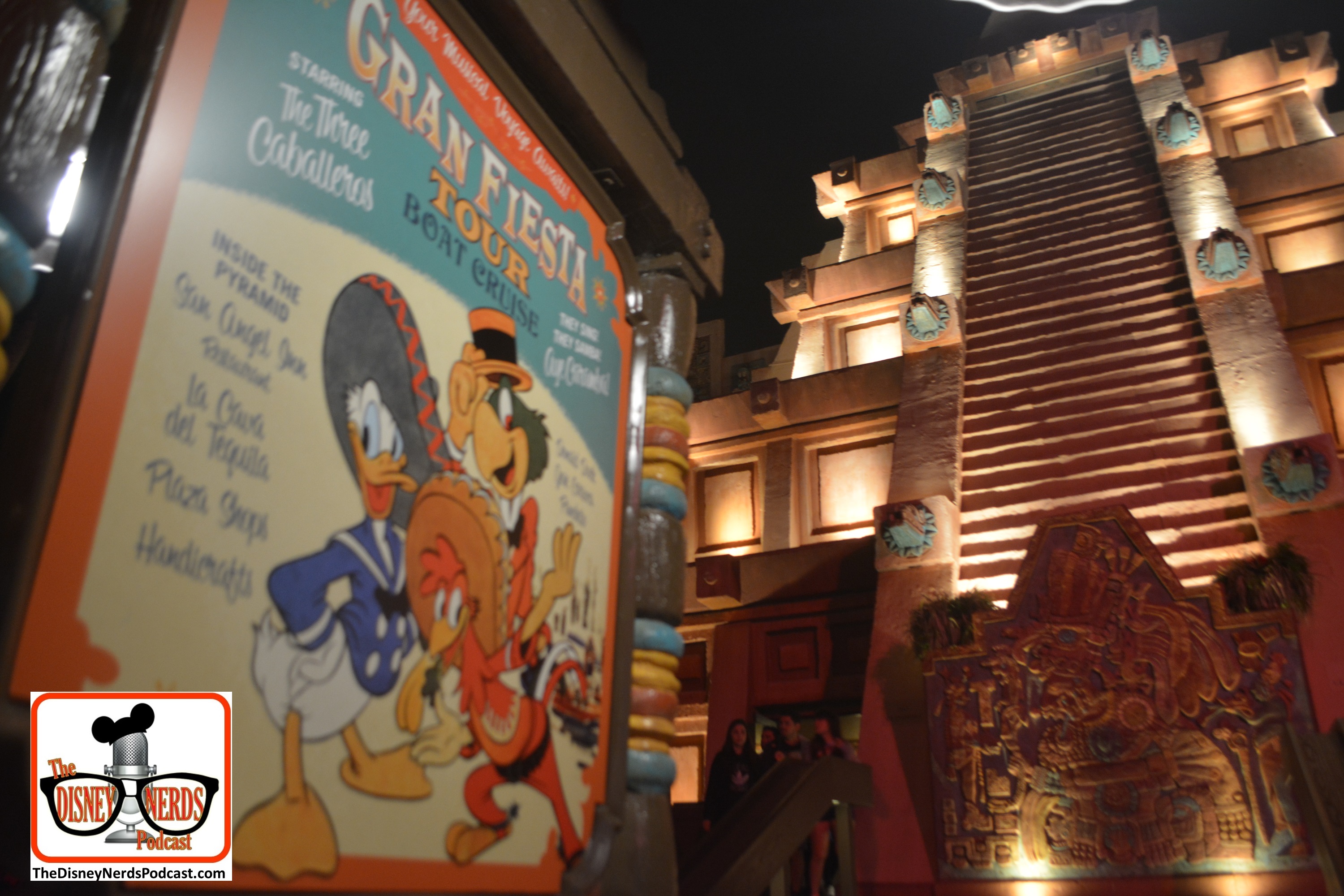 2015-12 - Epcot - Back in Mexico the new Grand Fiesta Tour Sign debuted, along with new autoanimatronics