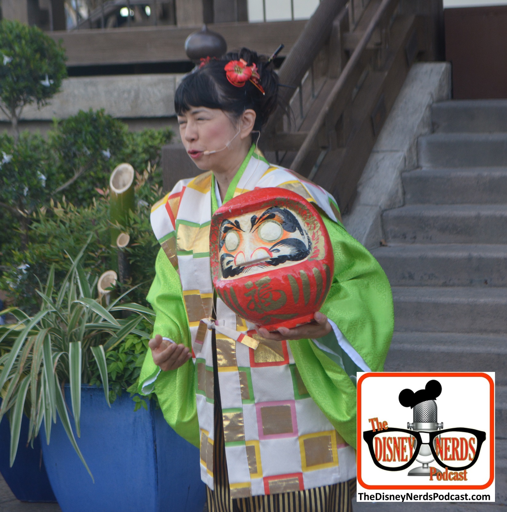 2015-12 - Epcot - Holidays Around the World in Japan you can hear the story of the Daruma Dall