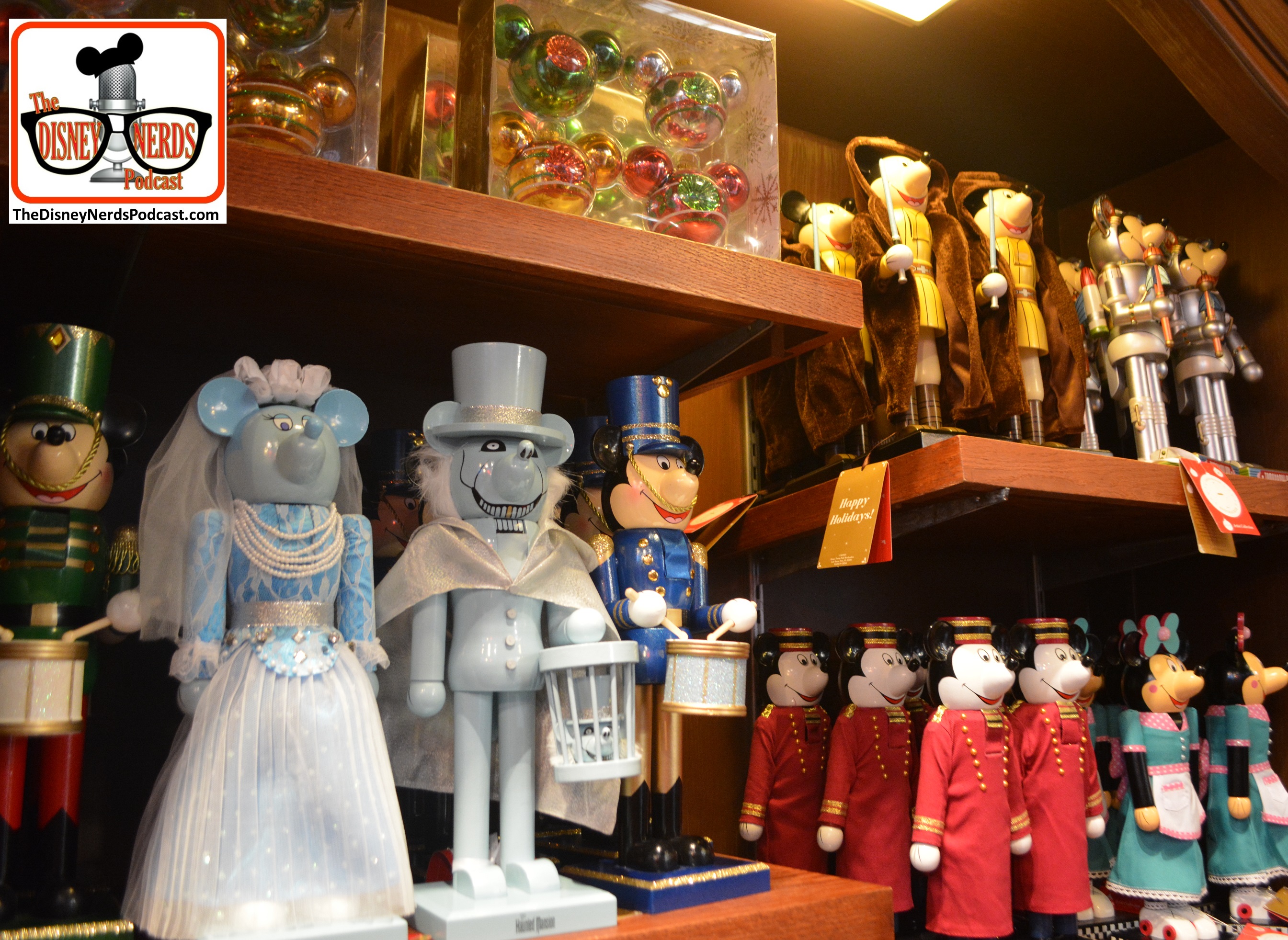 2015-12 - Hollywood Studios - Lots of Nutcrackers in the studios Christmas store... including Jedi Mickey?
