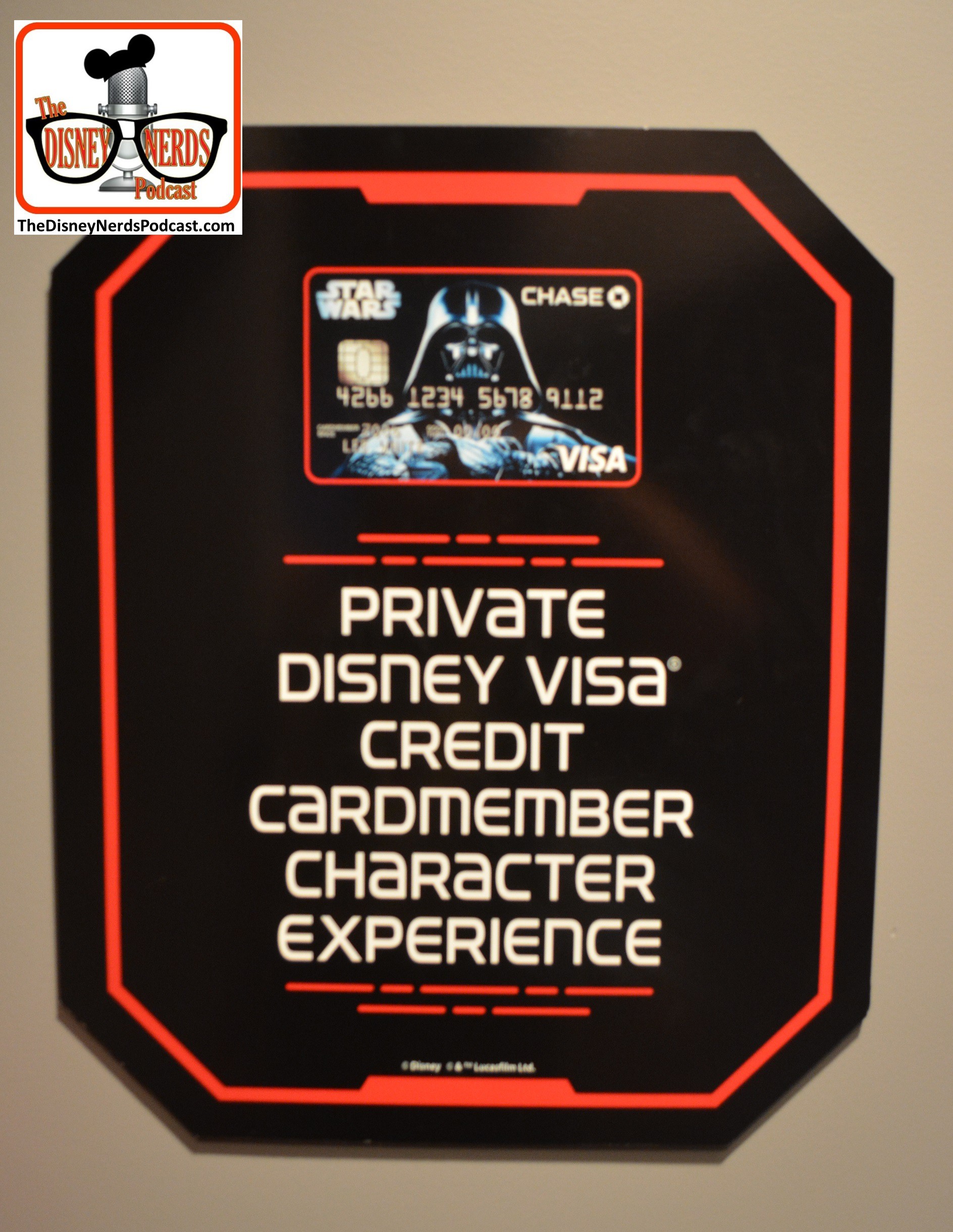 2015-12 - Hollywood Studios Launch Bay Character Meet and Greats are you a Disney Chase Credtcard holder? If so ask about the special queue for Vader