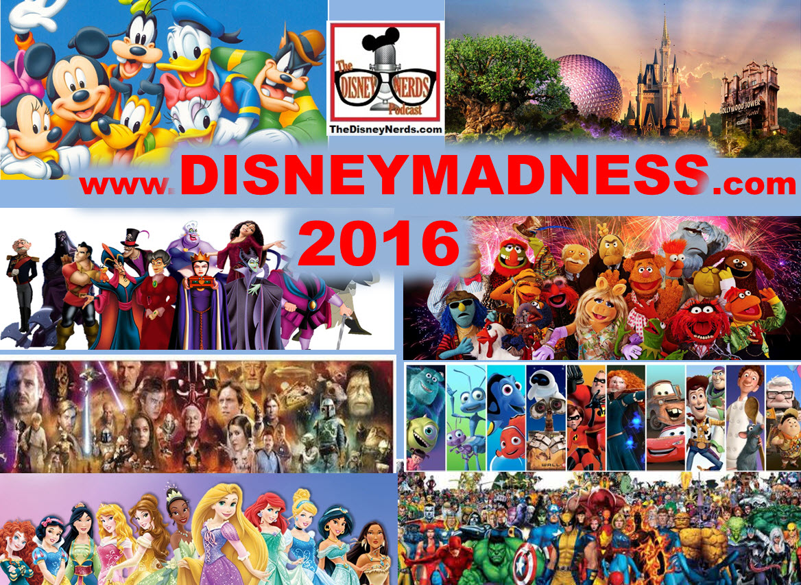 Disney Madness 2016: The Ultimate Disney Character