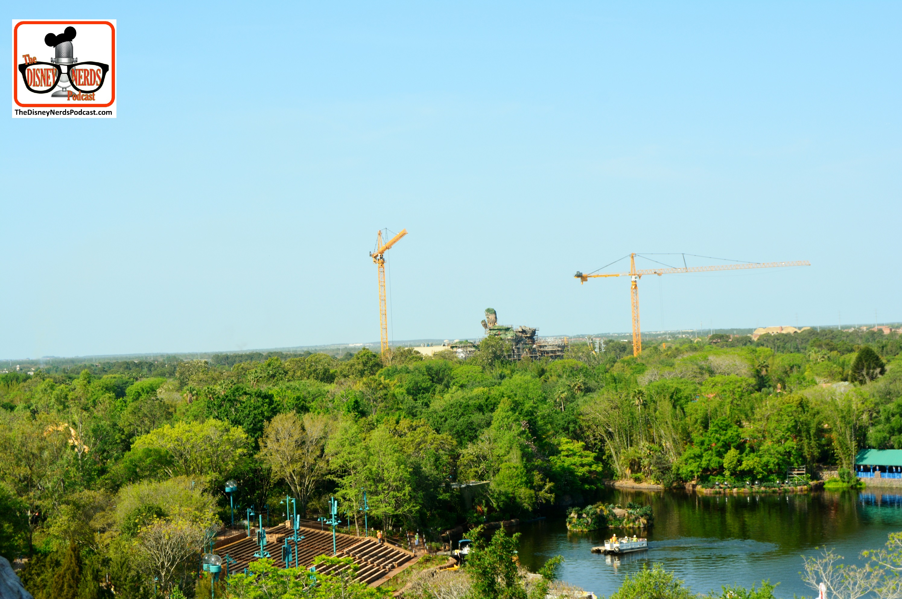 DNP April 2016 Photo Report: Animal Kingdom: Avitarland Construction from the top of Everest.
