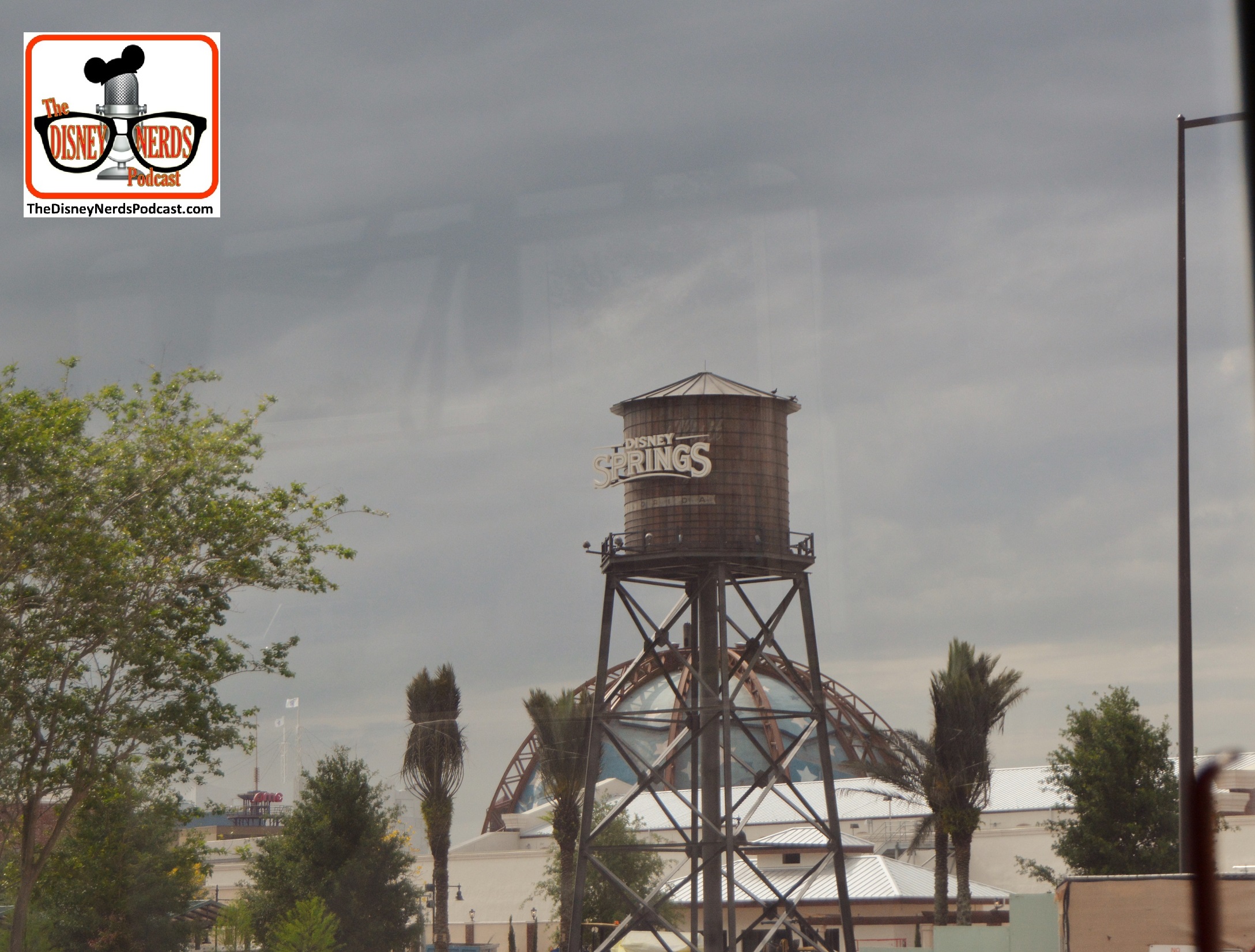 DNP April 2016 Photo Report: Disney Springs: I can 100% verify that the new Water Tower at Disney Springs is NOT the old Earful tower from Hollywood Studios - The Earful tower can still been seen when watching Star Wars Fireworks - Wishful thinking... but it's a new water tower,