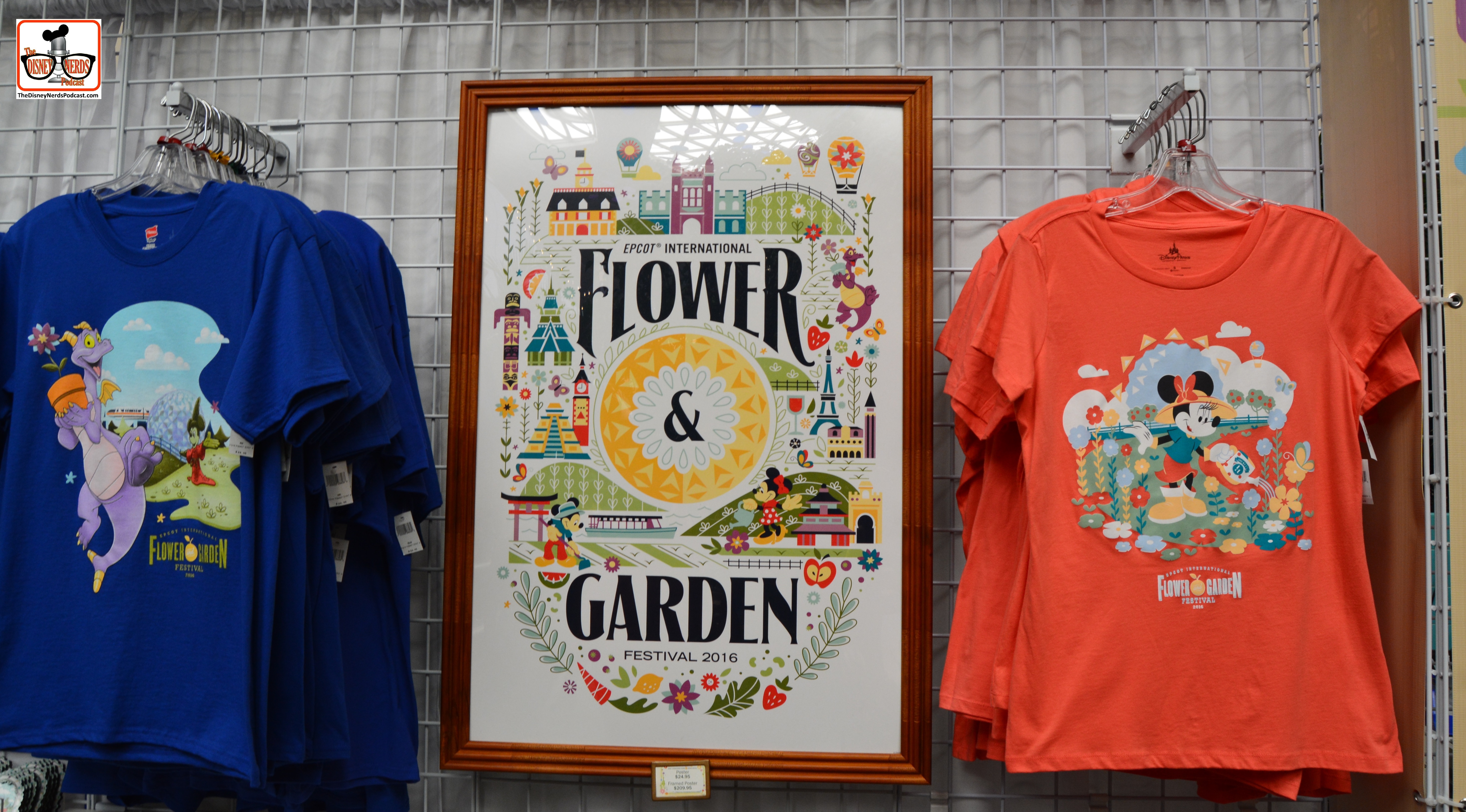DNP April 2016 Photo Report: Epcot Flower and Garden Festival. Merchandise inside the Festival Center