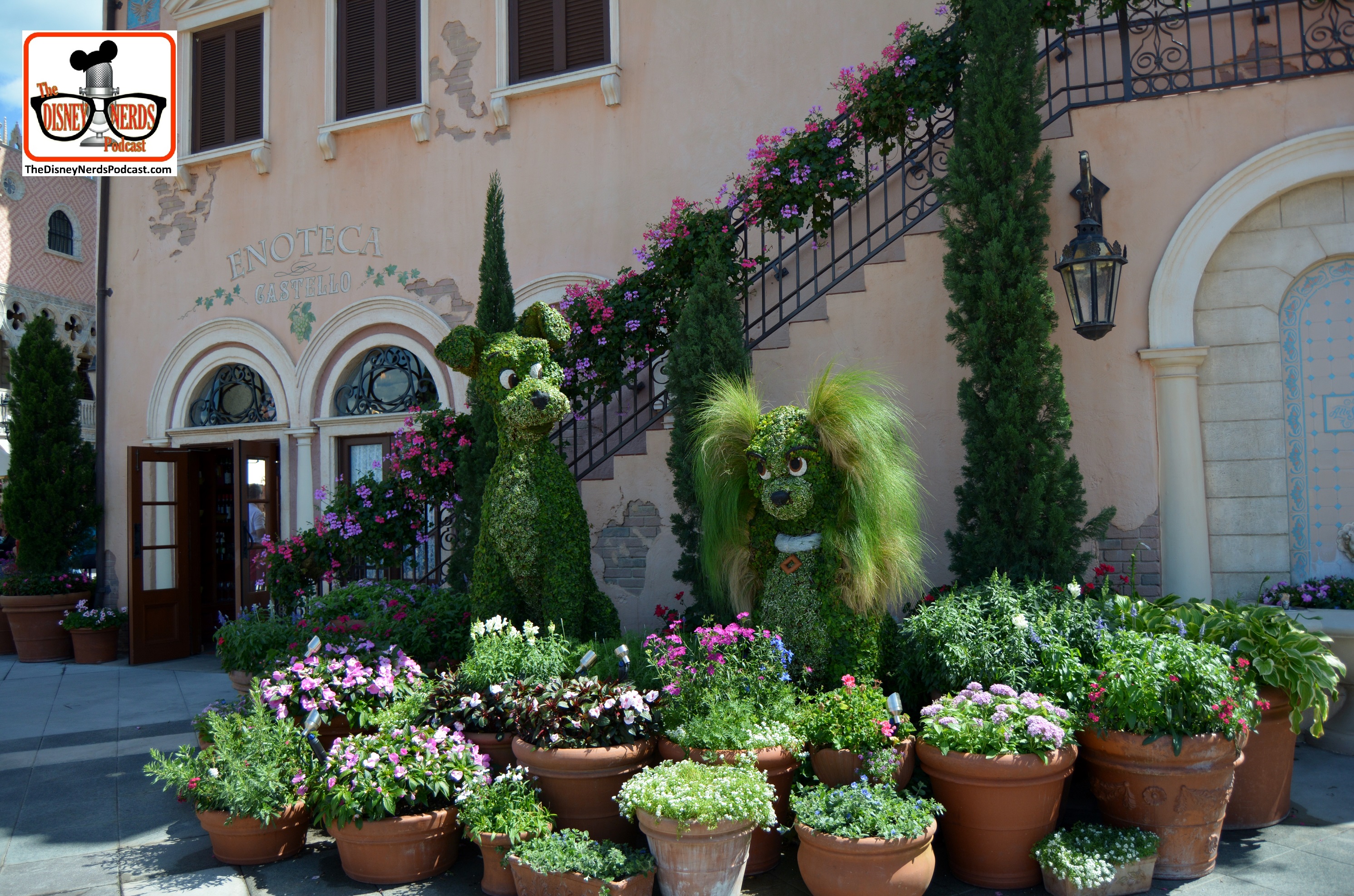DNP April 2016 Photo Report: Epcot Flower and Garden Festival. Lady and the Tramp