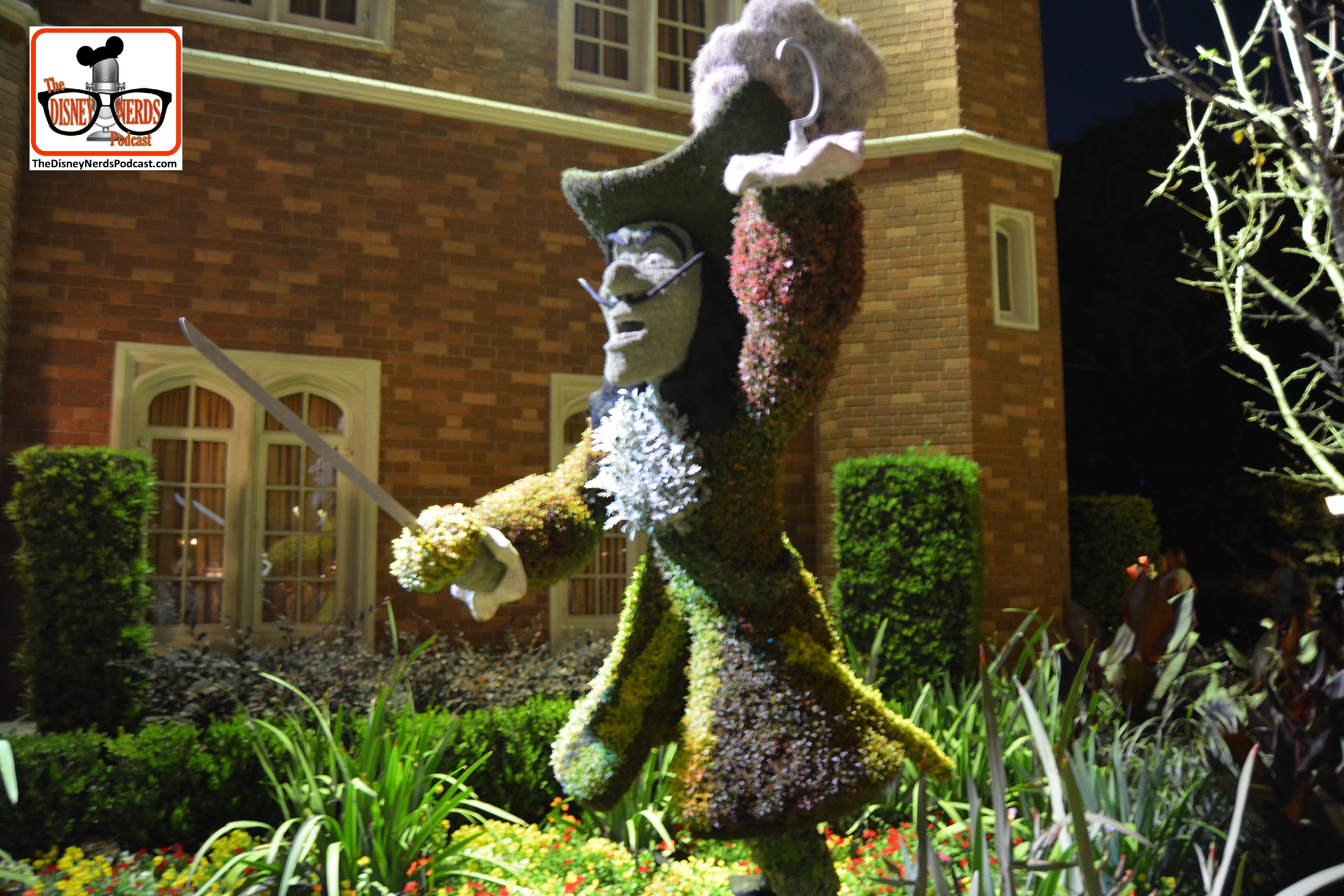 DNP April 2016 Photo Report: Epcot Flower and Garden Festival - Topiaries at night