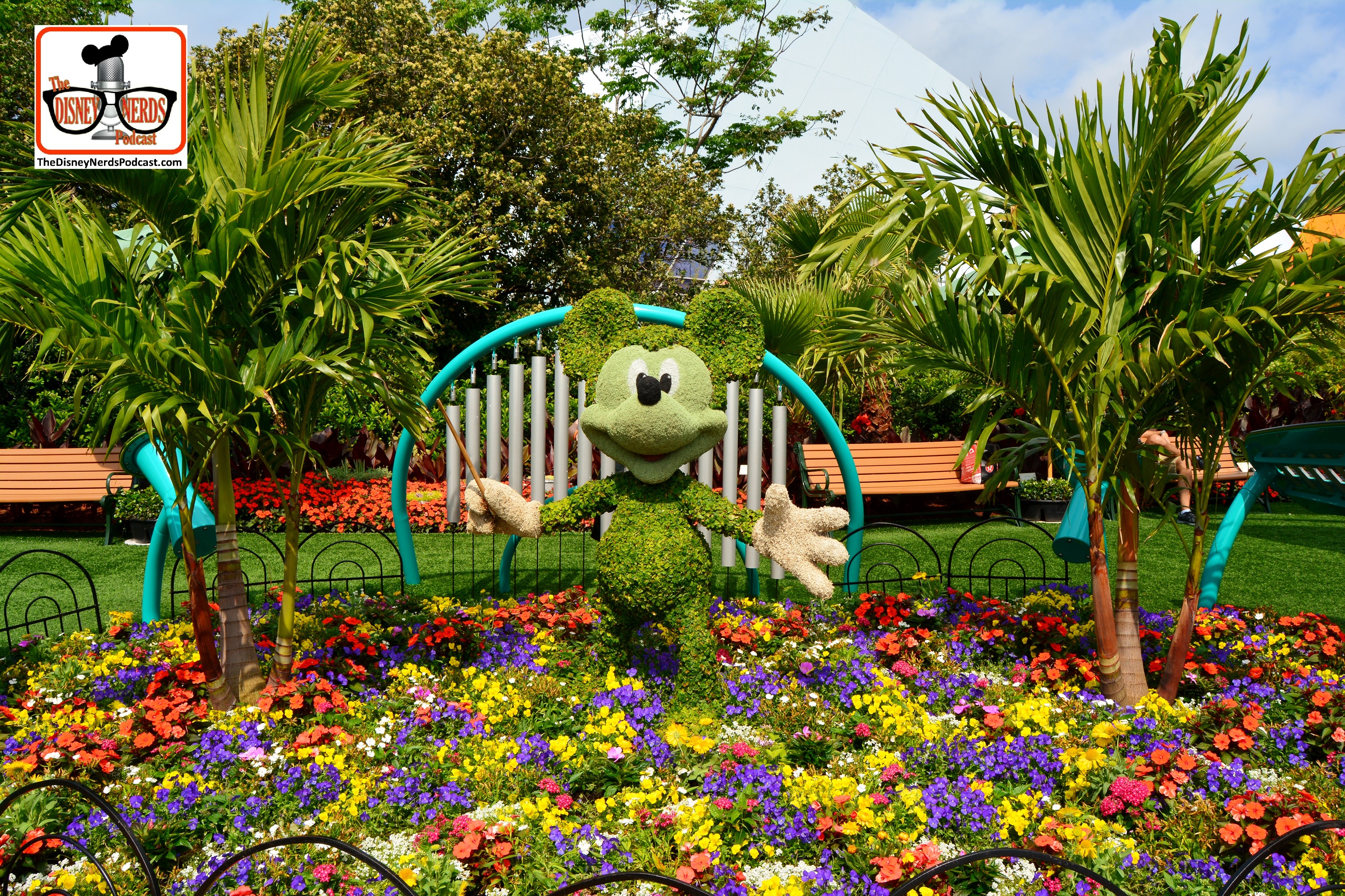 DNP April 2016 Photo Report: Epcot Flower and Garden Festival Mickey in the Kids Play Area - the Harmany Garden.