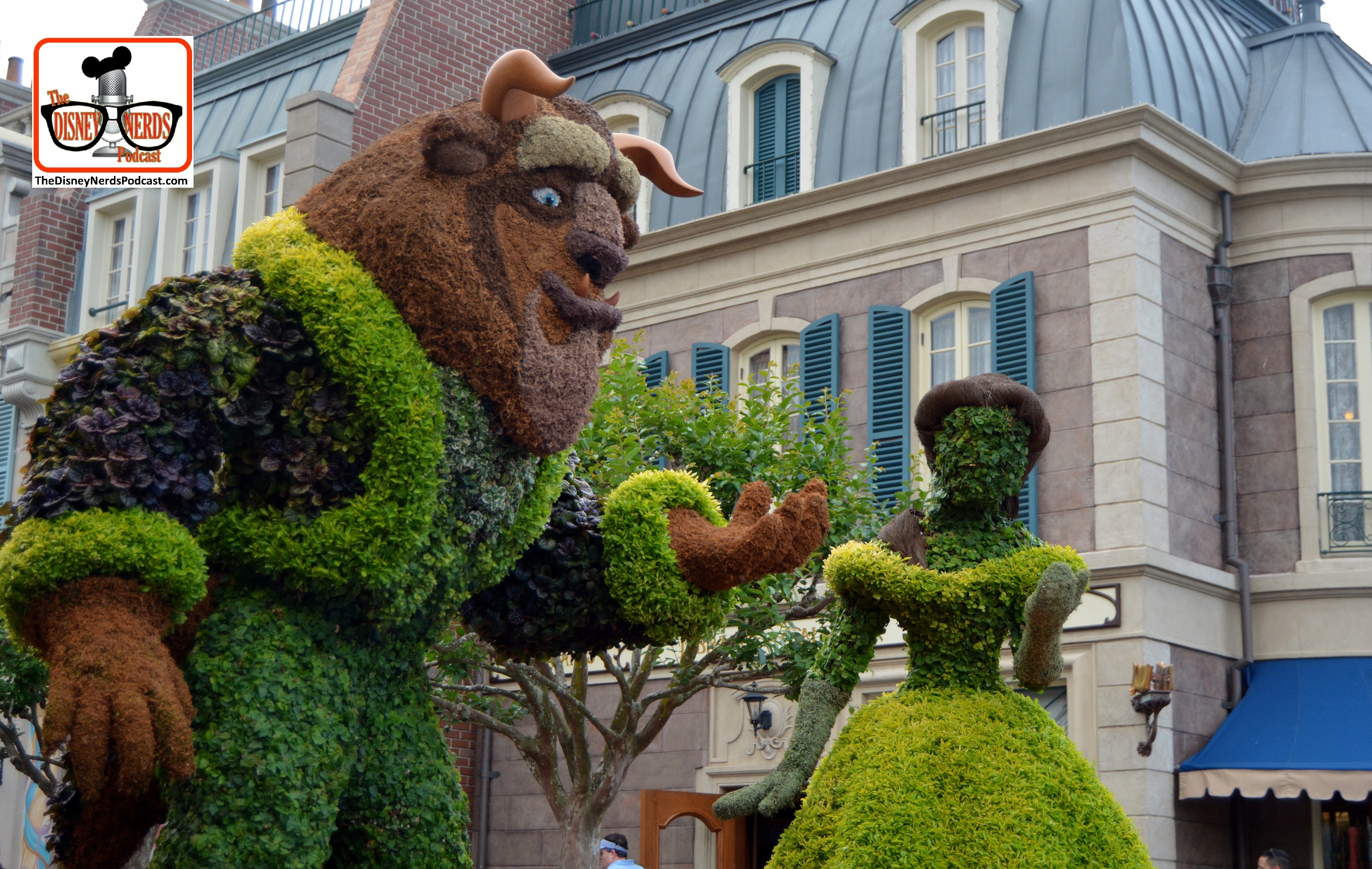 DNP April 2016 Photo Report: Epcot Flower and Garden Festival - Belle and Beast