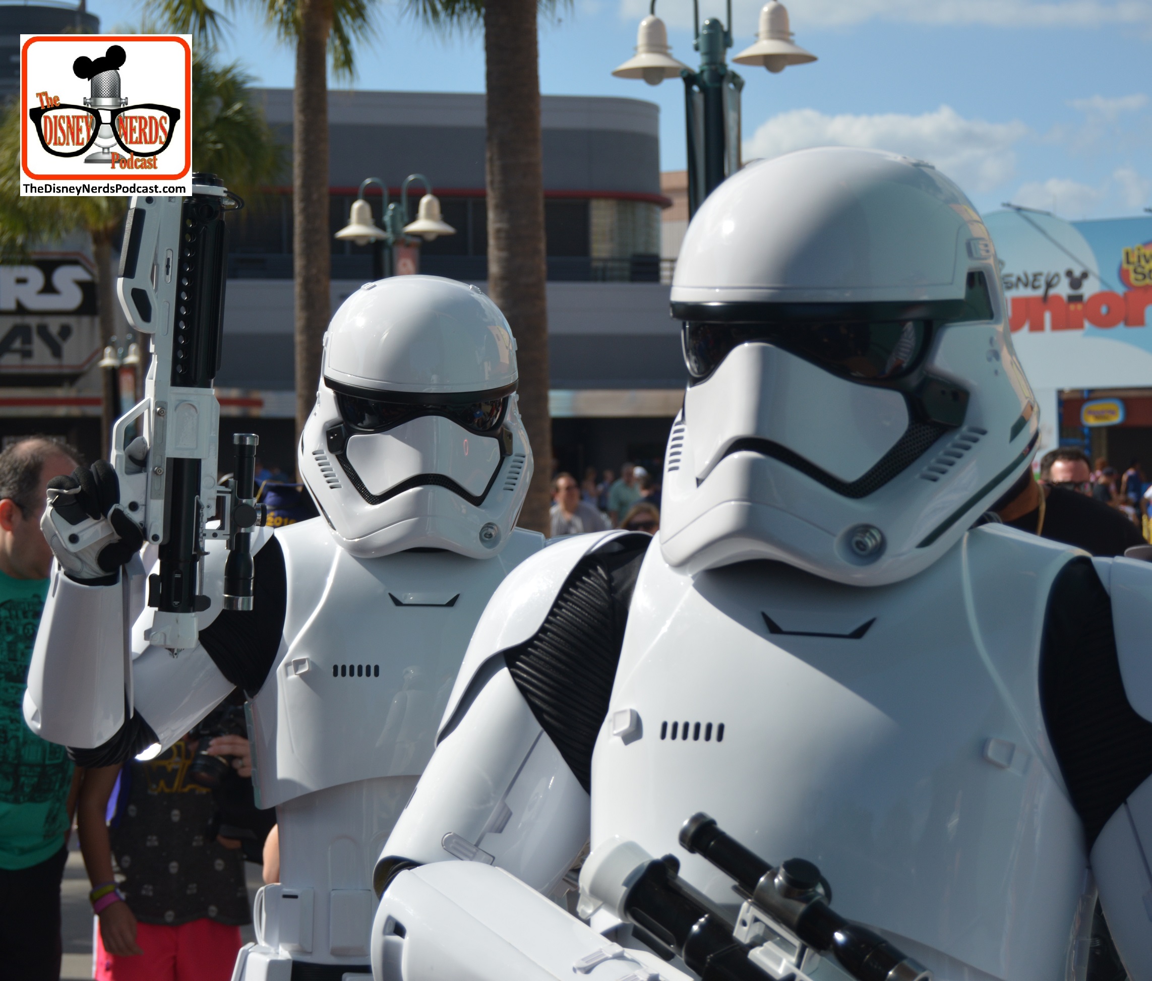 DNP April 2016 Photo Report: Troopers in Animation Courtyard.