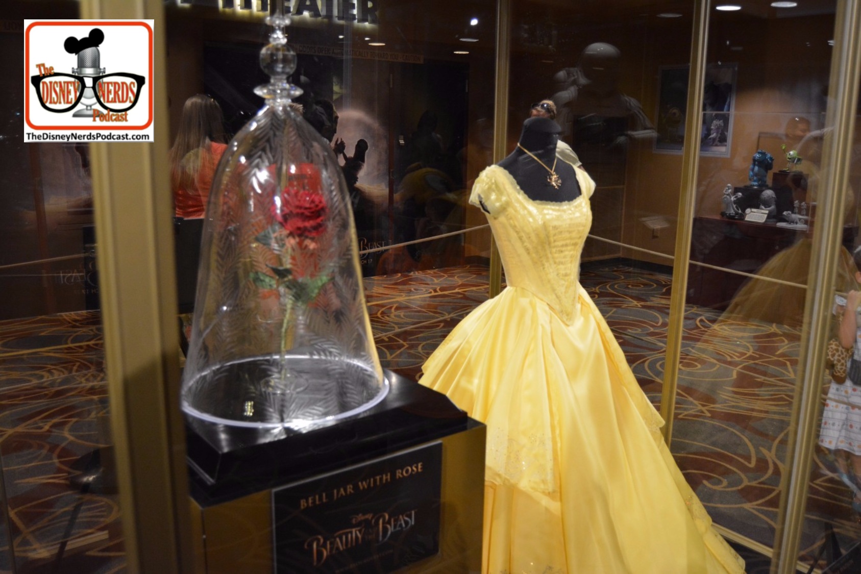 Hollywood Studios March 2017 - Dress and Rose from Live Action Beauty and the Beast