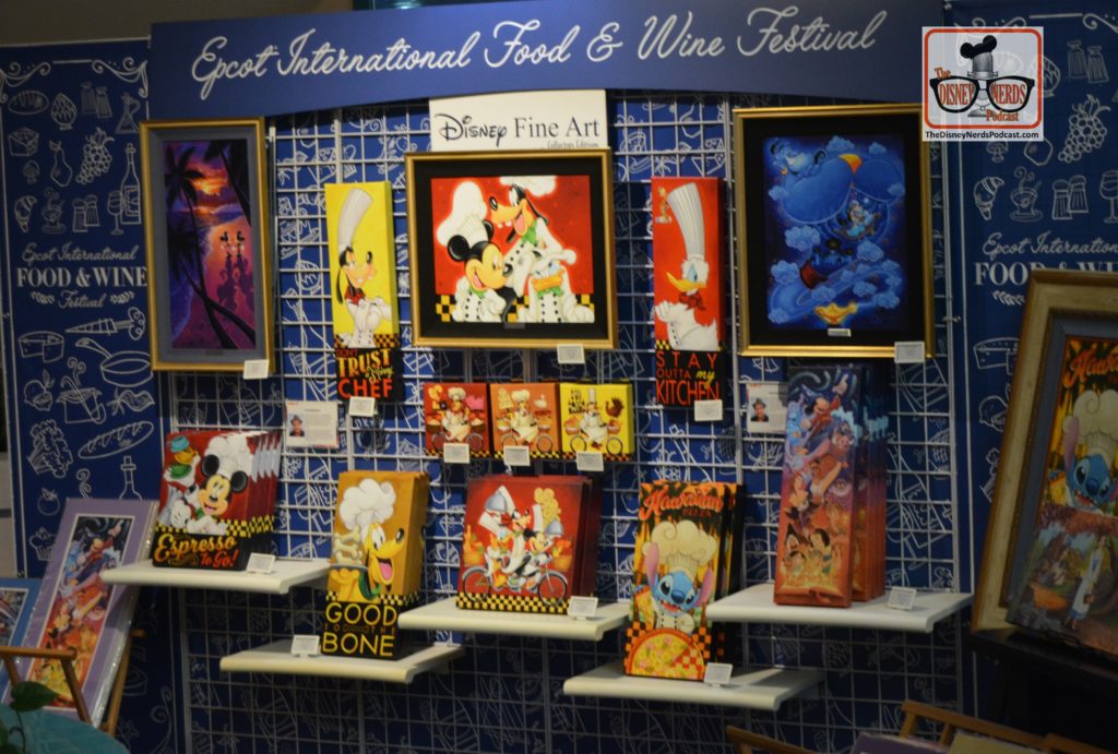 Disney Fine Art, available inside the Festival Center.