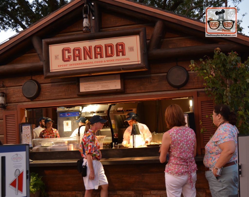 Canada Kiosk at the Epcot Food and Wine Festival