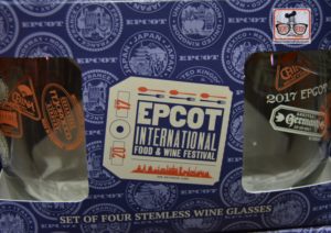 Epcot Food and Wine Festival 2017 Glass set