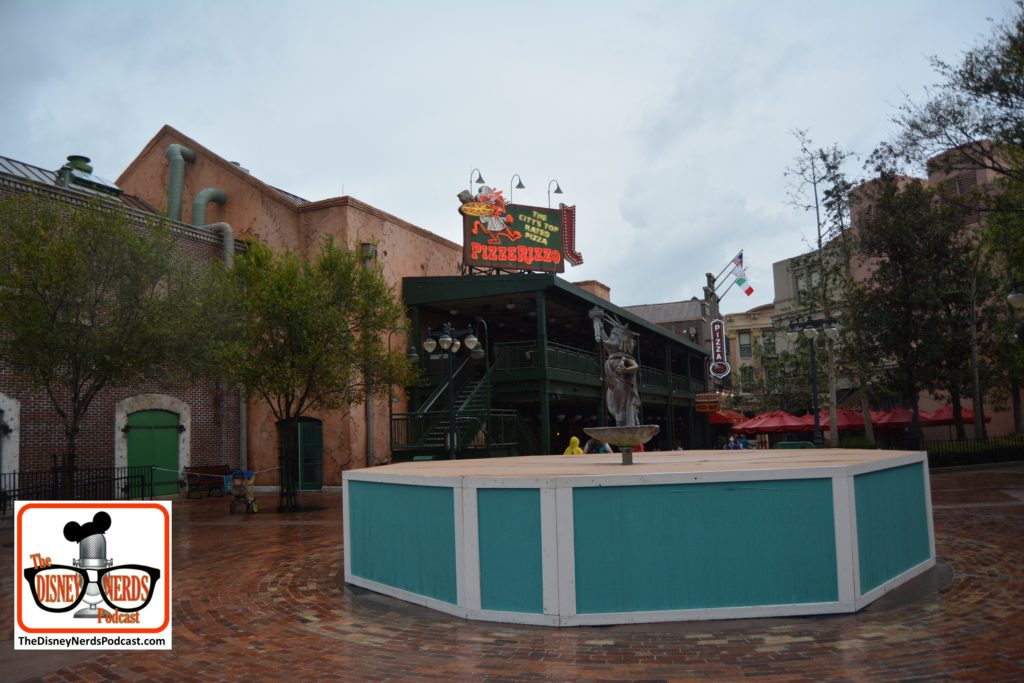 The Muppet Court Yard is looking great - Miss Piggy Fountain is getting some rework..