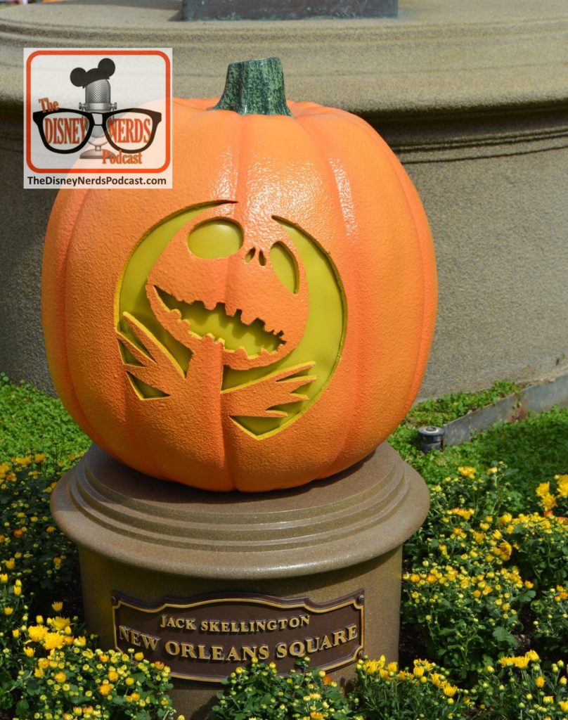 The Disneyland Hub - Complete with Pumpkins representing each of the lands. Jack Skellington - New Orleans Square
