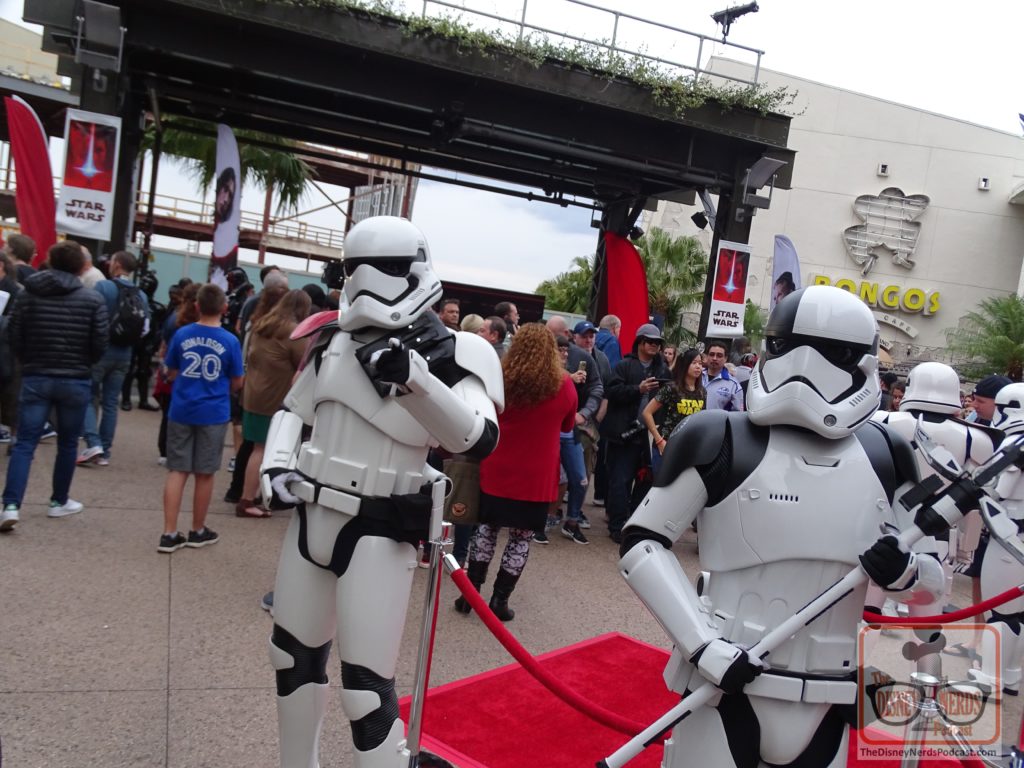 First Order Stormtroopers at Last Jedi Premiere at Disney Springs. (Photo by John Capos)