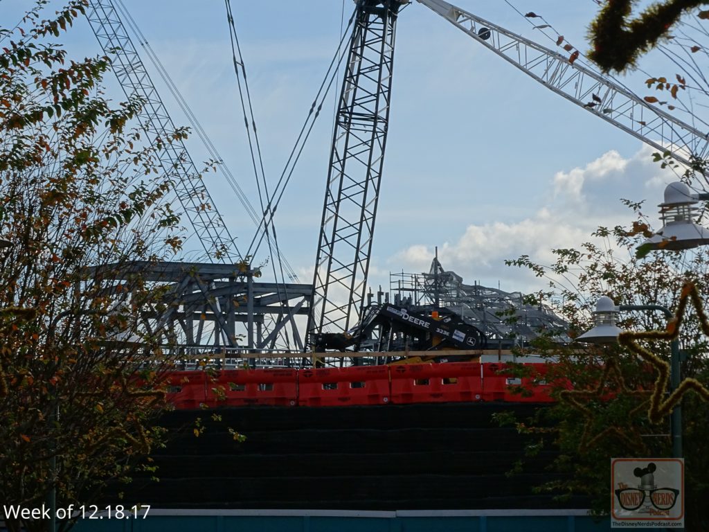 Catch this week’s glimpse of the Galaxy Edge construction in the photos below.