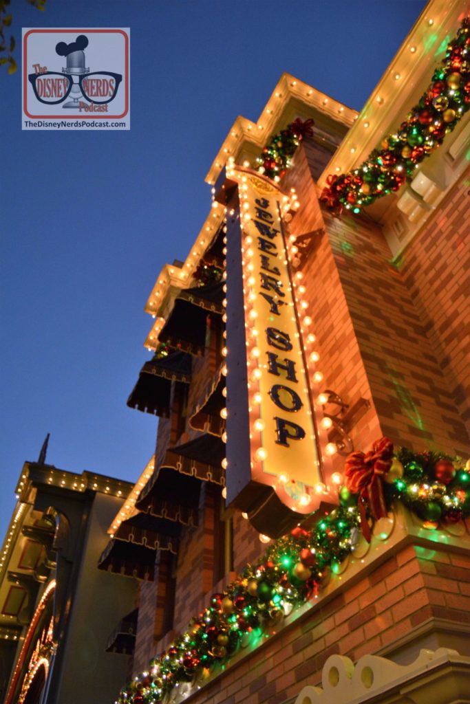 Disneyland Main Street USA During the Holiday Season