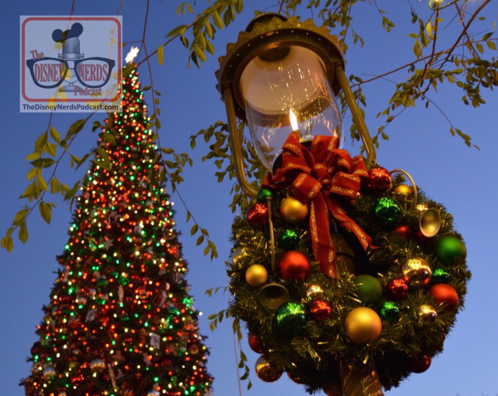 The Disneyland Christmas Tree in Town Square