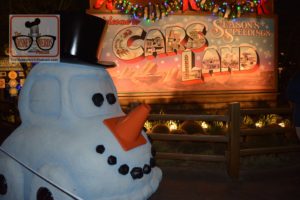 Holiday spirit at Disney California Adventure Cars Land