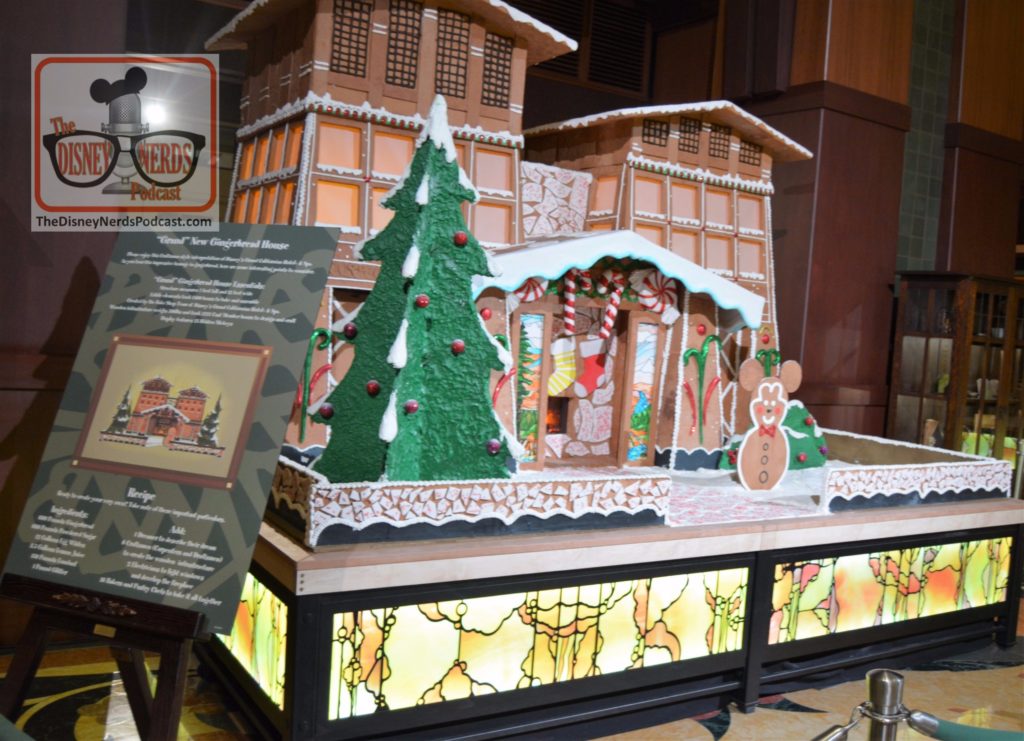 Gingerbread House in the Lobby of the Grand Californian