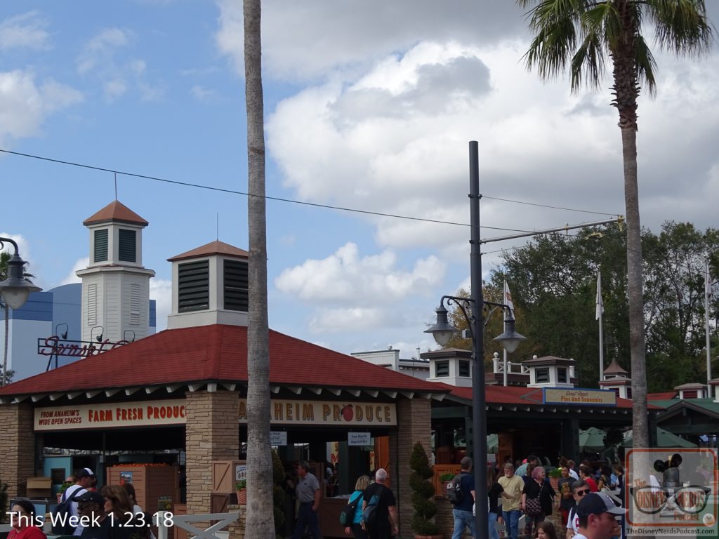 No longer will you find both video screen billboards on Sunset Blvd that added to the holiday Tower of Terror Projection show. The one near the Sunset Market is gone while the remaining billboard continues to promote Fantasmic!
