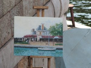 Epcot Painting Close up