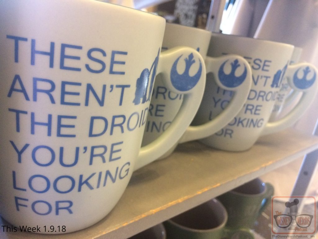 Visit Legends Of Hollywood Theater on Sunset Blvd for a brand new shipment of Star Wars goodies. From original trilogy shirts to porgs sweaters, new items await shoppers. Be sure to look for the “These are not the droids” mugs and take a few home.