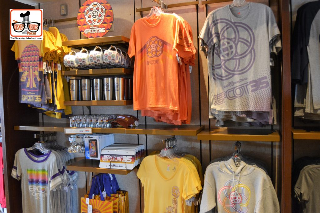 Epcot 35 merchandise still available throughout Epcot