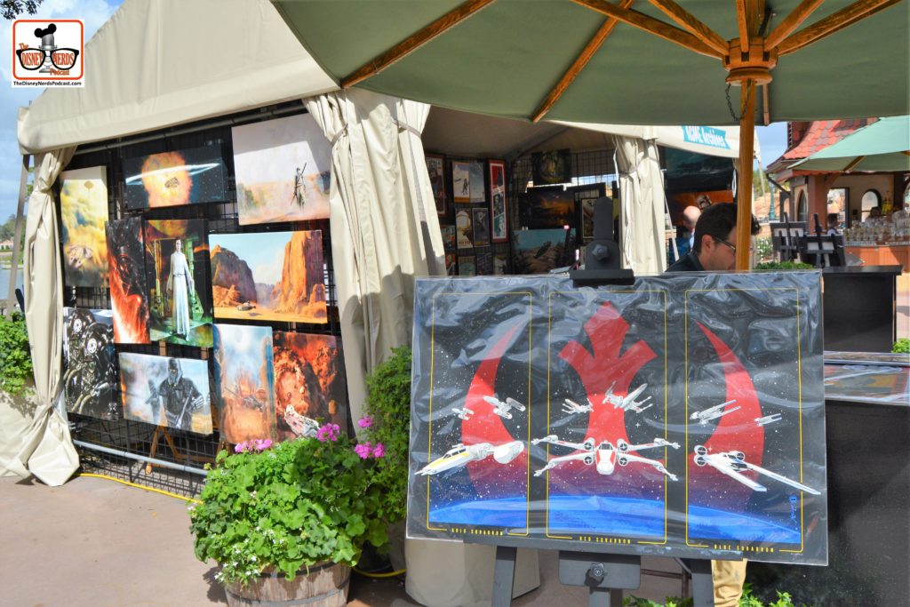 Epcot Festival of Arts 2018 - Lots of Art available around World Showcase