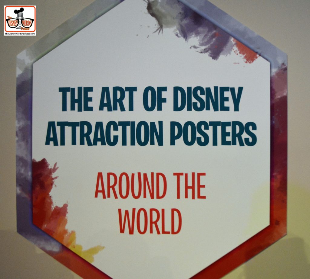 Epcot Festival of Arts 2018: "Festival Showplace" - features Internal "The Art of Disney Attraction Posters" Around the World
