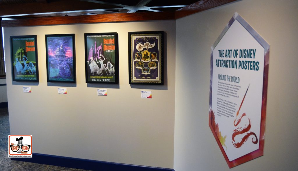 Epcot Festival of Arts 2018: "Festival Showplace" - features Internal Disney Attraction Arts - Haunted Mansion