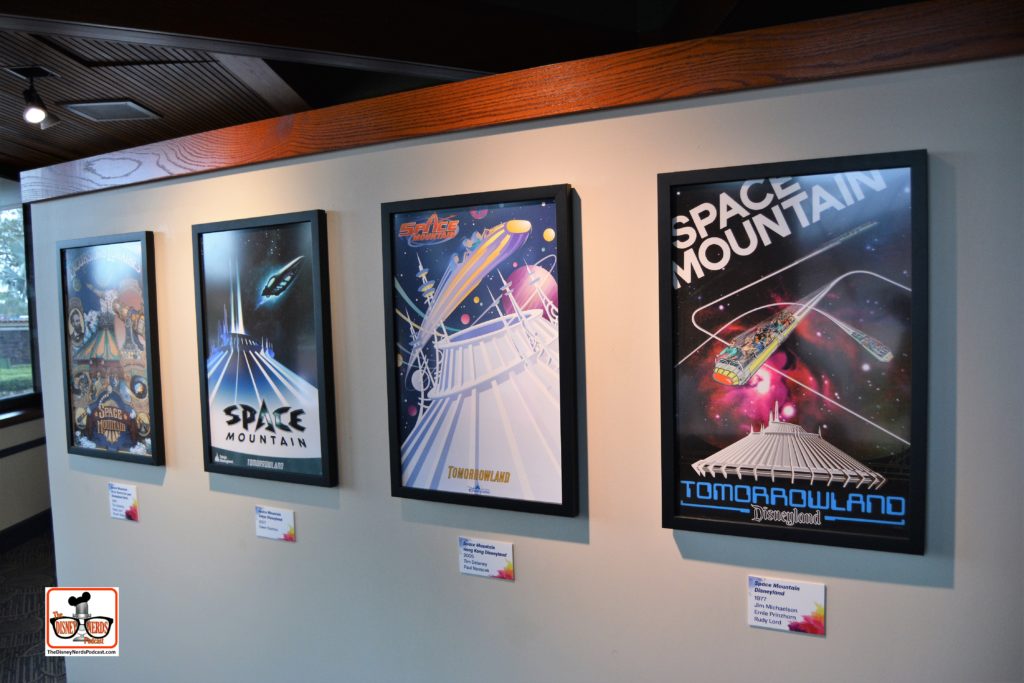 Epcot Festival of Arts 2018: "Festival Showplace" - features Internal Disney Attraction Arts - Space Mountain