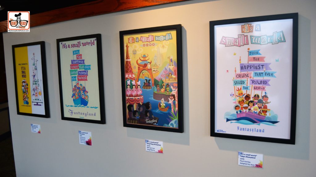Epcot Festival of Arts 2018: "Festival Showplace" - features Internal Disney Attraction Arts - It's a Small World