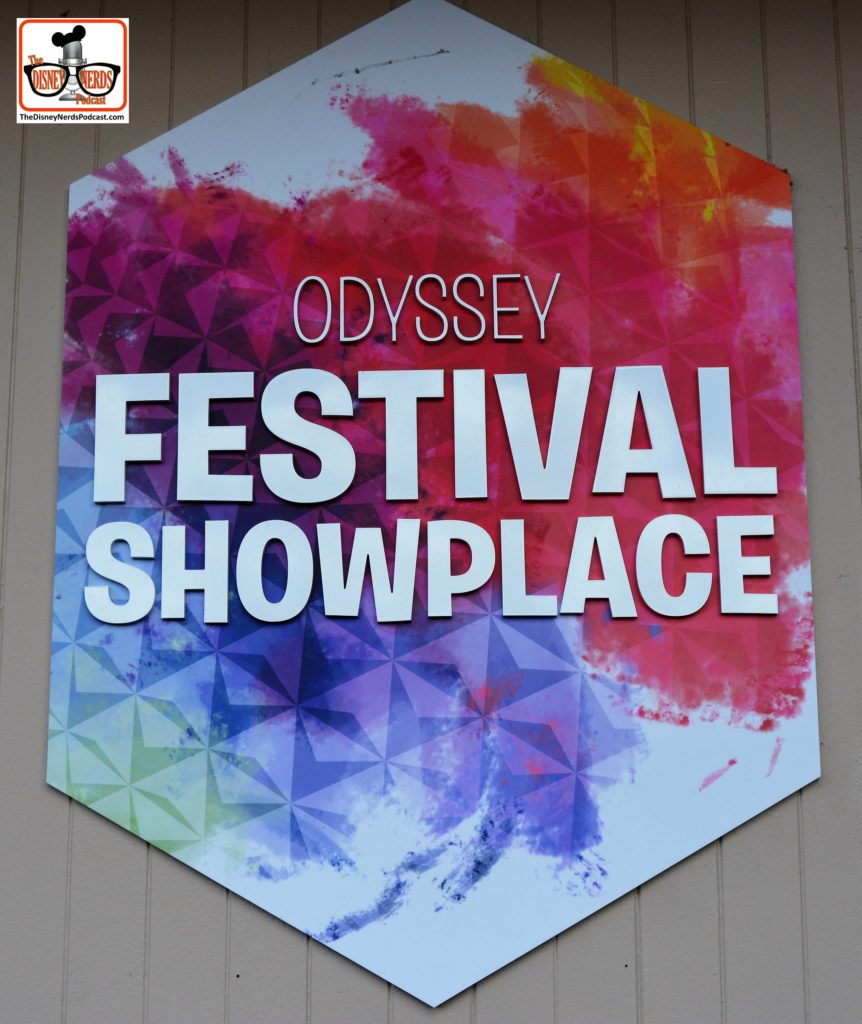 Epcot Festival of Arts 2018: The Odyssey has been transformed into "Festival Showplace"