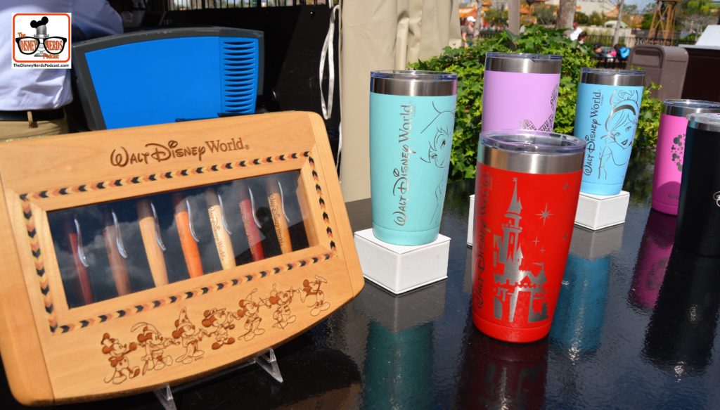 Epcot Festival of Arts 2018 - Lots of Art available around World Showcase - Custom Wooden Pens and Mugs