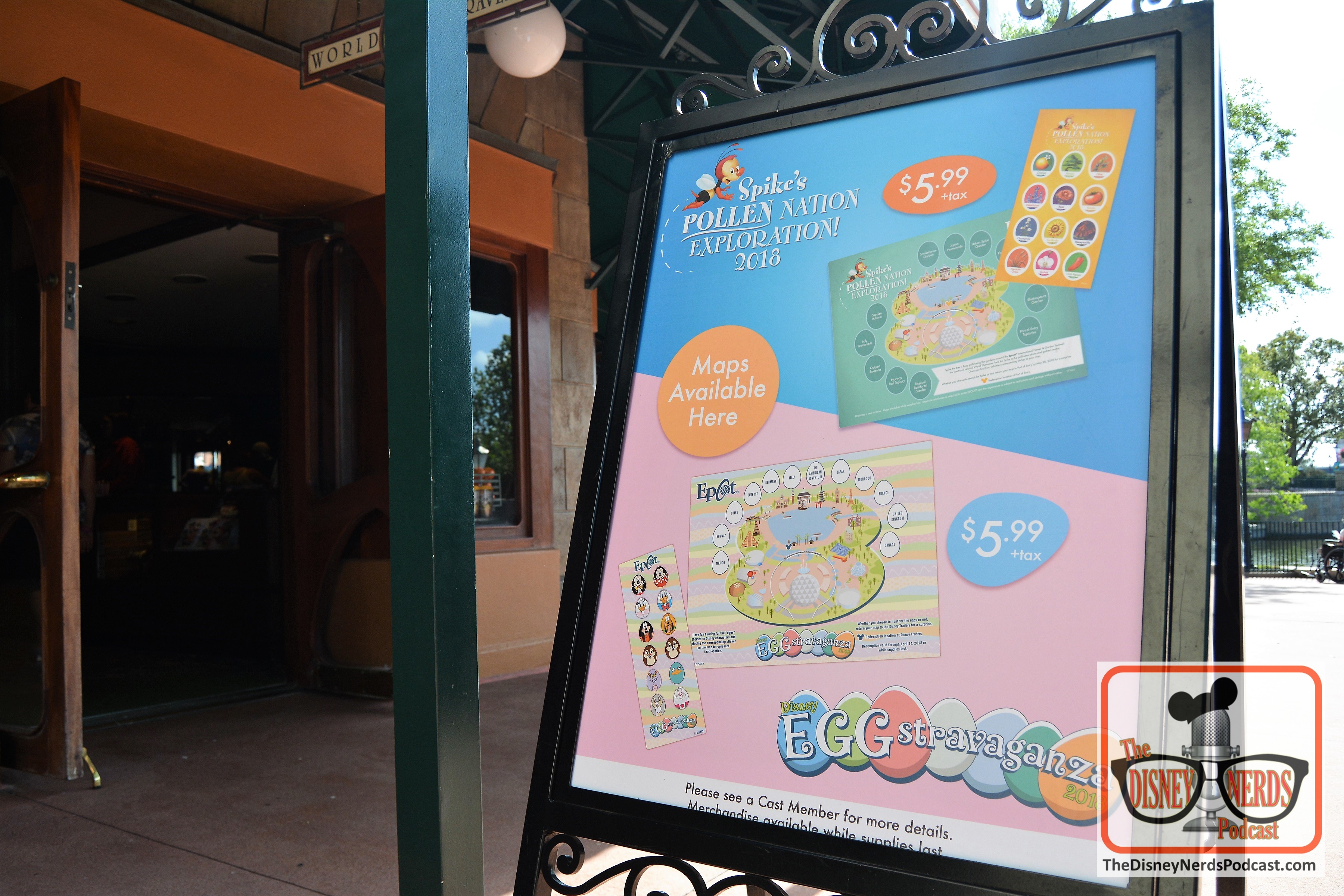 The 2018 Epcot Flower and Garden Festival Featuring the EGGstravaganza (Easter Egg) Scavenger Hunt - Spike's Pollen Nation Exploration is also available in 2018