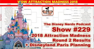 The Disney Nerds Podcast Show #229: #AttractionMadness 2018 and Disneyland Paris Planning