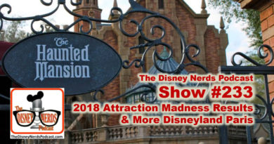 The Disney Nerds Podcast Show #233: Disney Attractions Madness 2018 Final and More Disneyland Paris