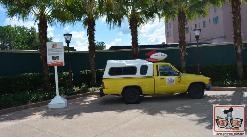 The Disney Nerds Podcast Toy Story Land Pre-Opening - The Pizza Planet Truck Showed up!