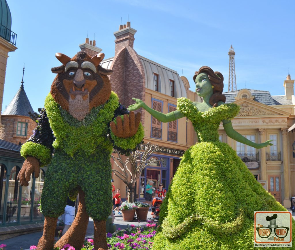 2019 Epcot Flower and Garden Festival Media Preview - Bell and Beast take their spot in France