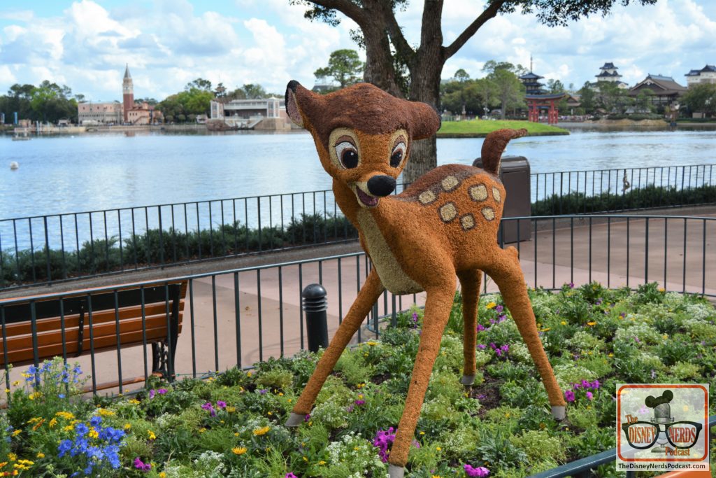 The 2019 Festival hasn't started yet, but we got an early look at some of the Topiaries. Bambi and Friends can be found in Canada
